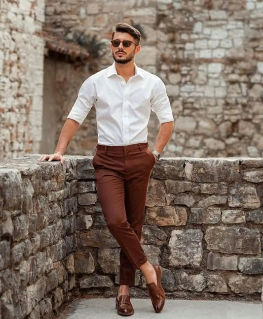 Trendy Stylish Cotton Long Sleeves Casual Shirt