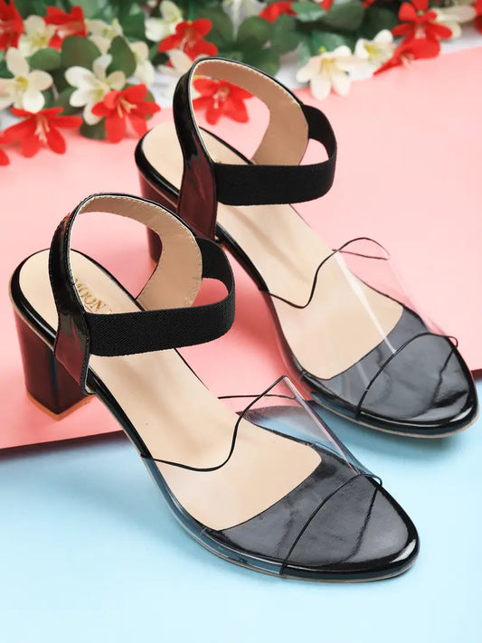 Stylish Fancy Synthetic Suede Solid Heels Ballerinas For Women