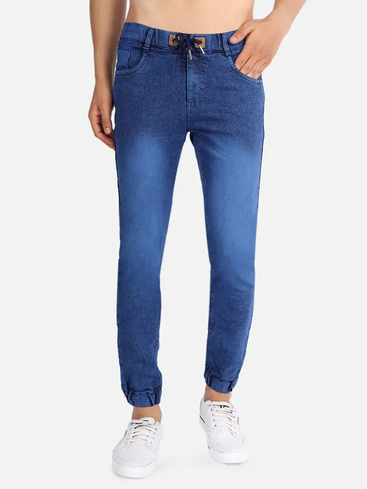 Stylish Fancy Denim Blue Mid-Rise Jeans For Men