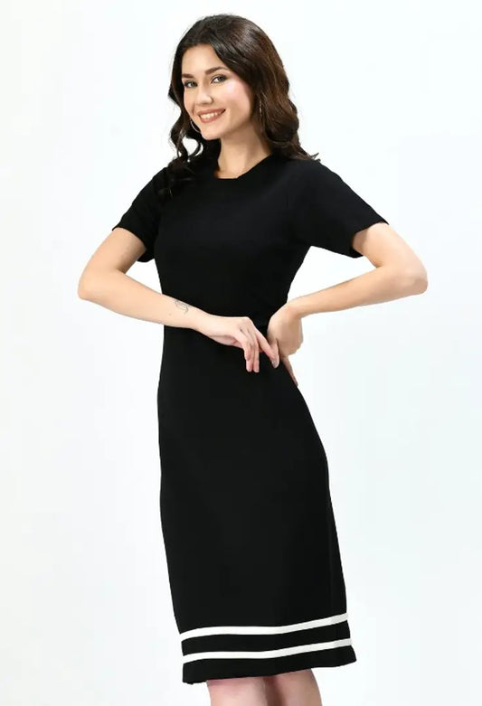 Women Bodycon Black Dress