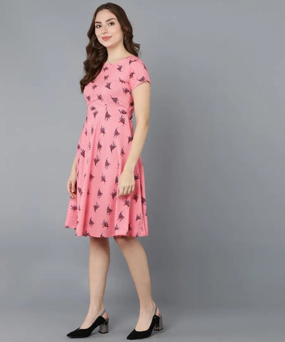 Womens Western Wear Fit and Falre Skater Dress