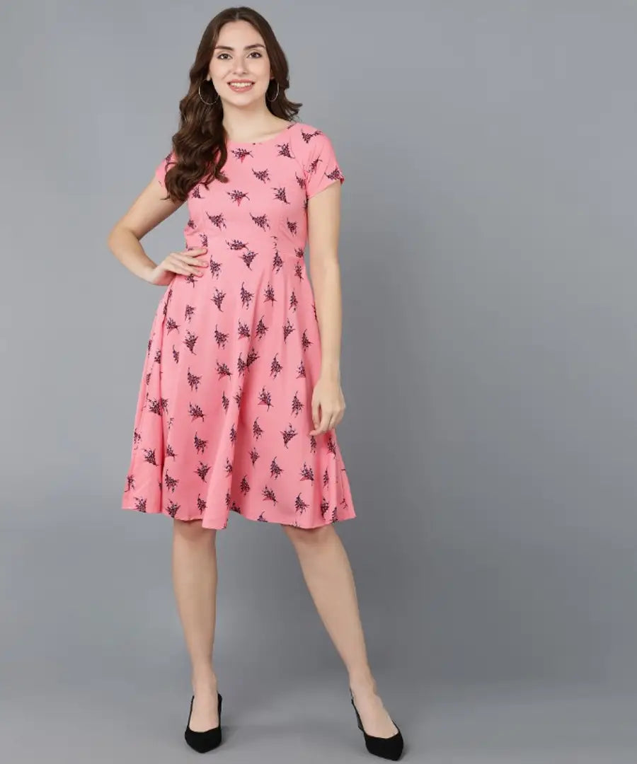 Womens Western Wear Fit and Falre Skater Dress