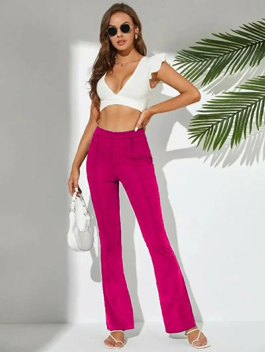 Trousers for women - Trendy bell-bottom pant for women and girls.