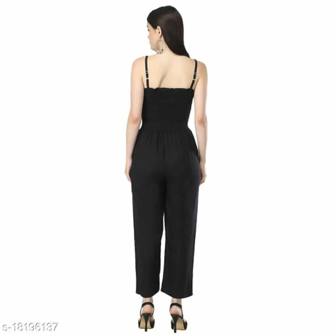 Designer And Stylish Women Off Shoulder Rayon Jumpsuit