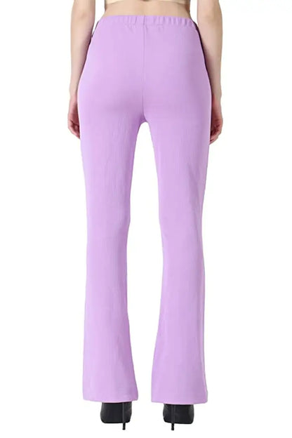 Trendy Cotton Blend Bootcut Parallel Trouser for Women