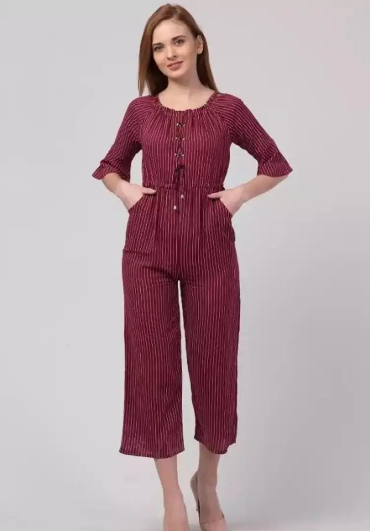 Classic Cotton Blend Jumpsuits for Women