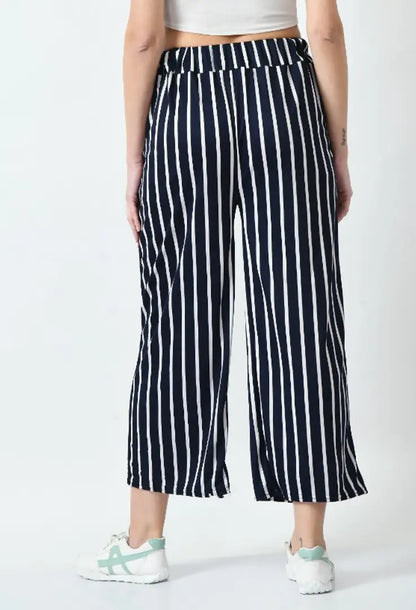 Women Stylish Striped Trouser