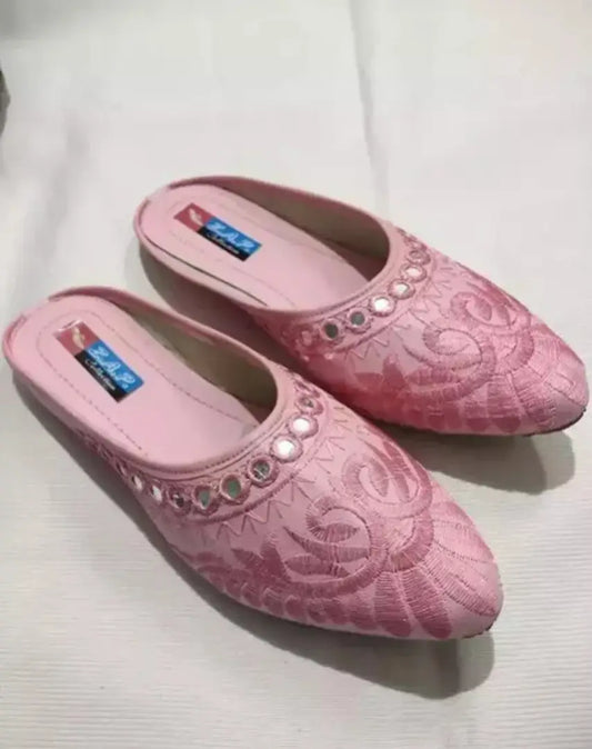 Stylish Fancy Synthetic Leather Juttis And Mojaris For Women