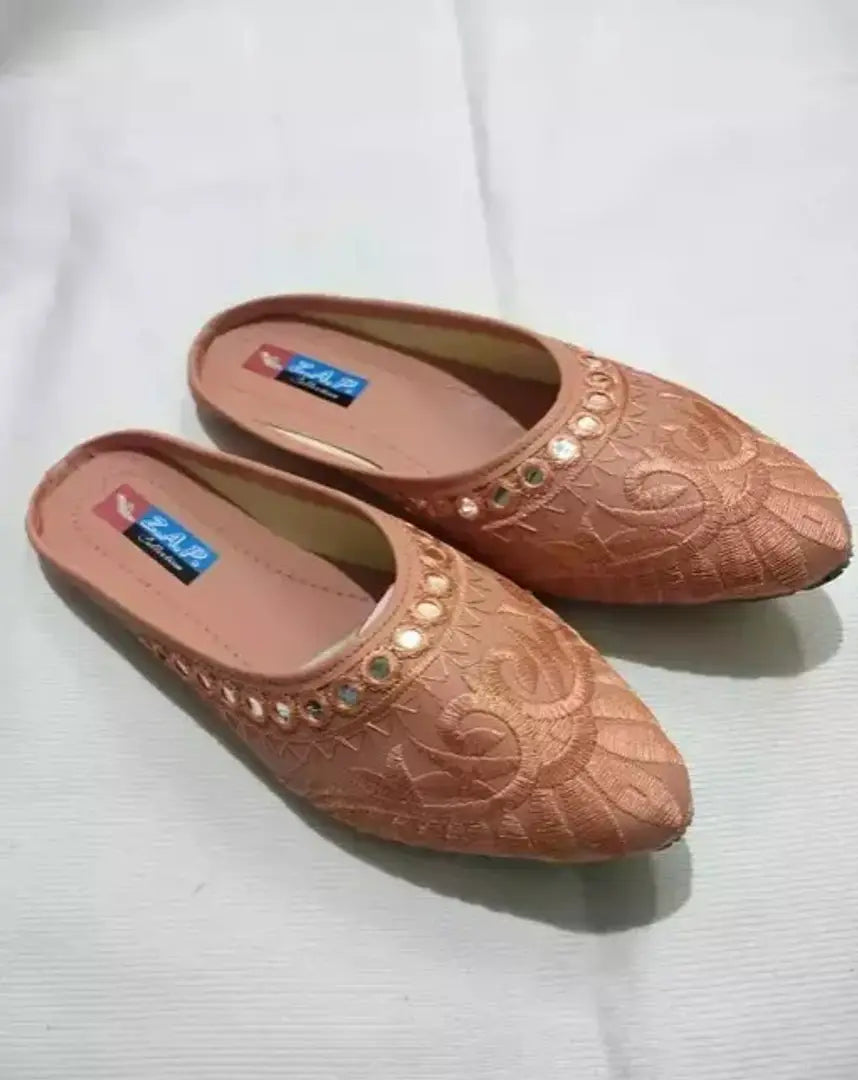 Stylish Fancy Synthetic Leather Juttis And Mojaris For Women