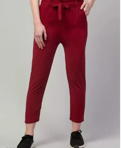 Stylish Cotton Blend Trouser For Women