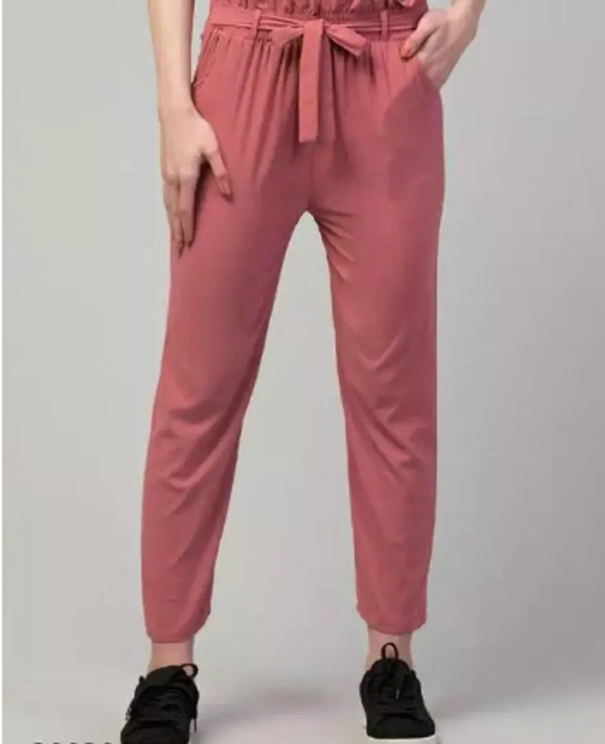 Stylish Cotton Blend Trouser For Women