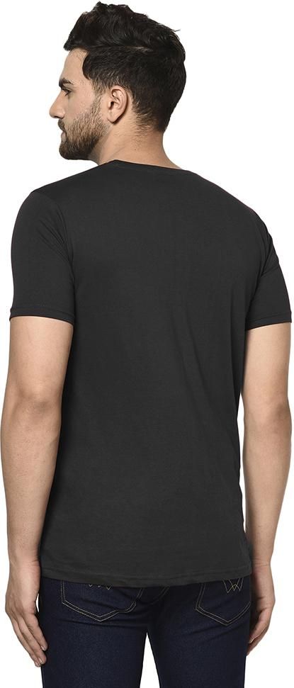 Cotton Blend Printed Half Sleeves Mens Round Neck T-Shirt