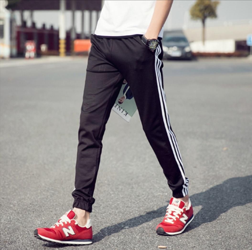 PolyKnit Side Stripes Slim Fit Track Pant