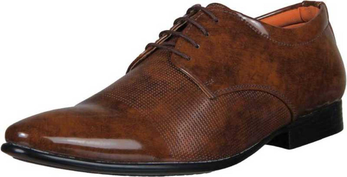 Stylish Brown Lace Up Formal Shoes For Men