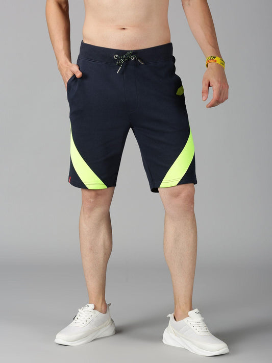 UrGear Cotton Blend Color Block Regular fit Mens Shorts