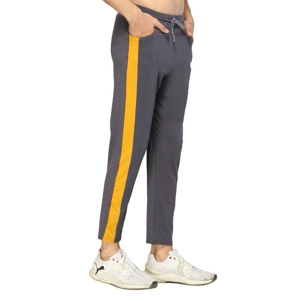 Poly Lycra Side Tape Slim Fit Track Pant