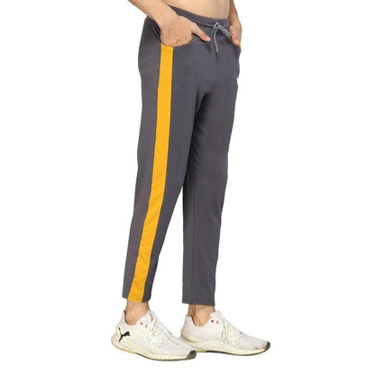 Poly Lycra Side Tape Slim Fit Track Pant