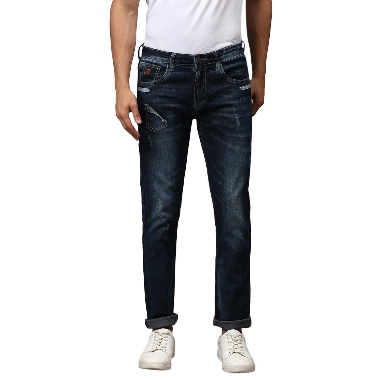 Campus Sutra Denim Rugged Slim Fit Jeans