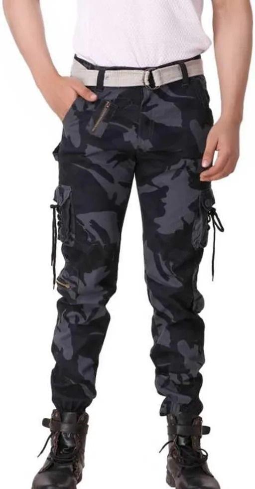 Mens Cotton Cargo Pants