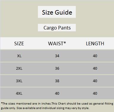 Mens Cotton Cargo Pants