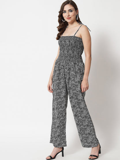 Trend Arrest Women's Stylish Animal Print Jumpsuit