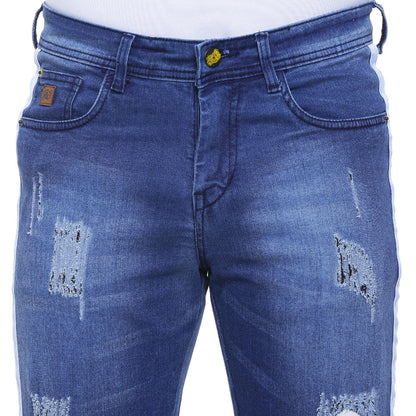 Campus Sutra Denim Rugged Slim Fit Short