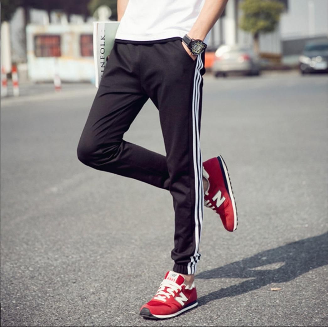 PolyKnit Side Stripes Slim Fit Track Pant