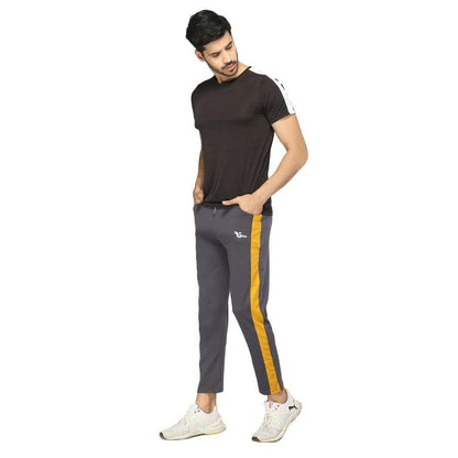 Poly Lycra Side Tape Slim Fit Track Pant