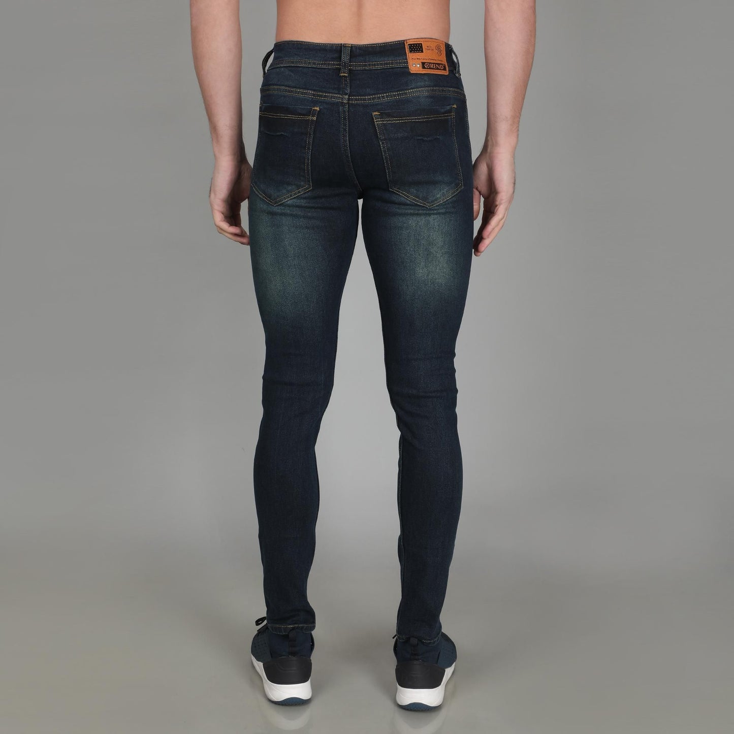 Cotton Faded Skin Fit Mens Jeans