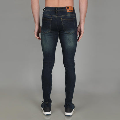 Cotton Faded Skin Fit Mens Jeans