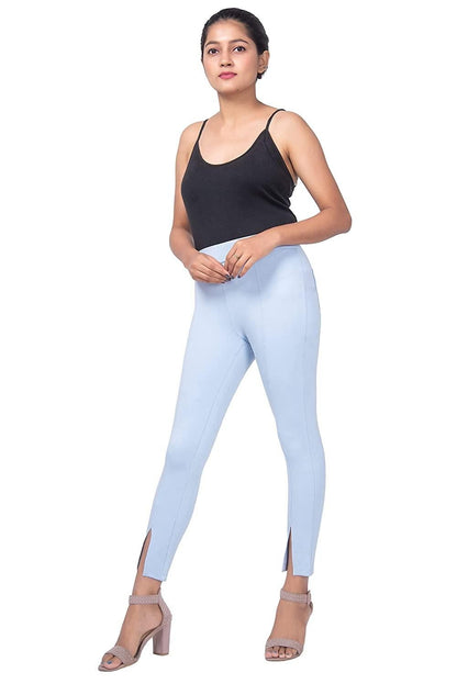 Women's Lycra Cotton Solid Jeggings