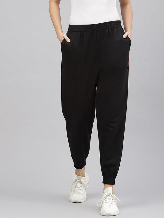 Laabha Women's Poly Cotton Solid Trackpants