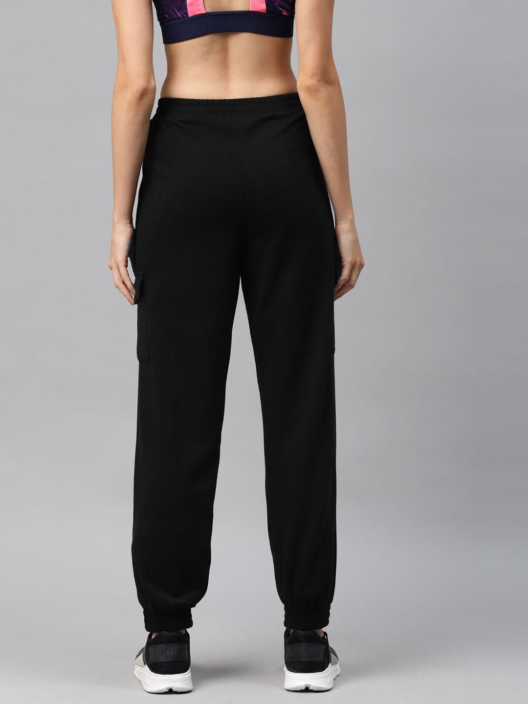 Laabha Women's Poly Cotton Solid Trackpants