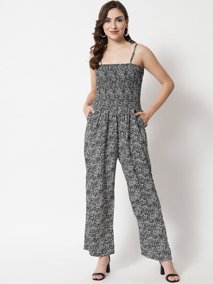 Trend Arrest Women's Stylish Animal Print Jumpsuit