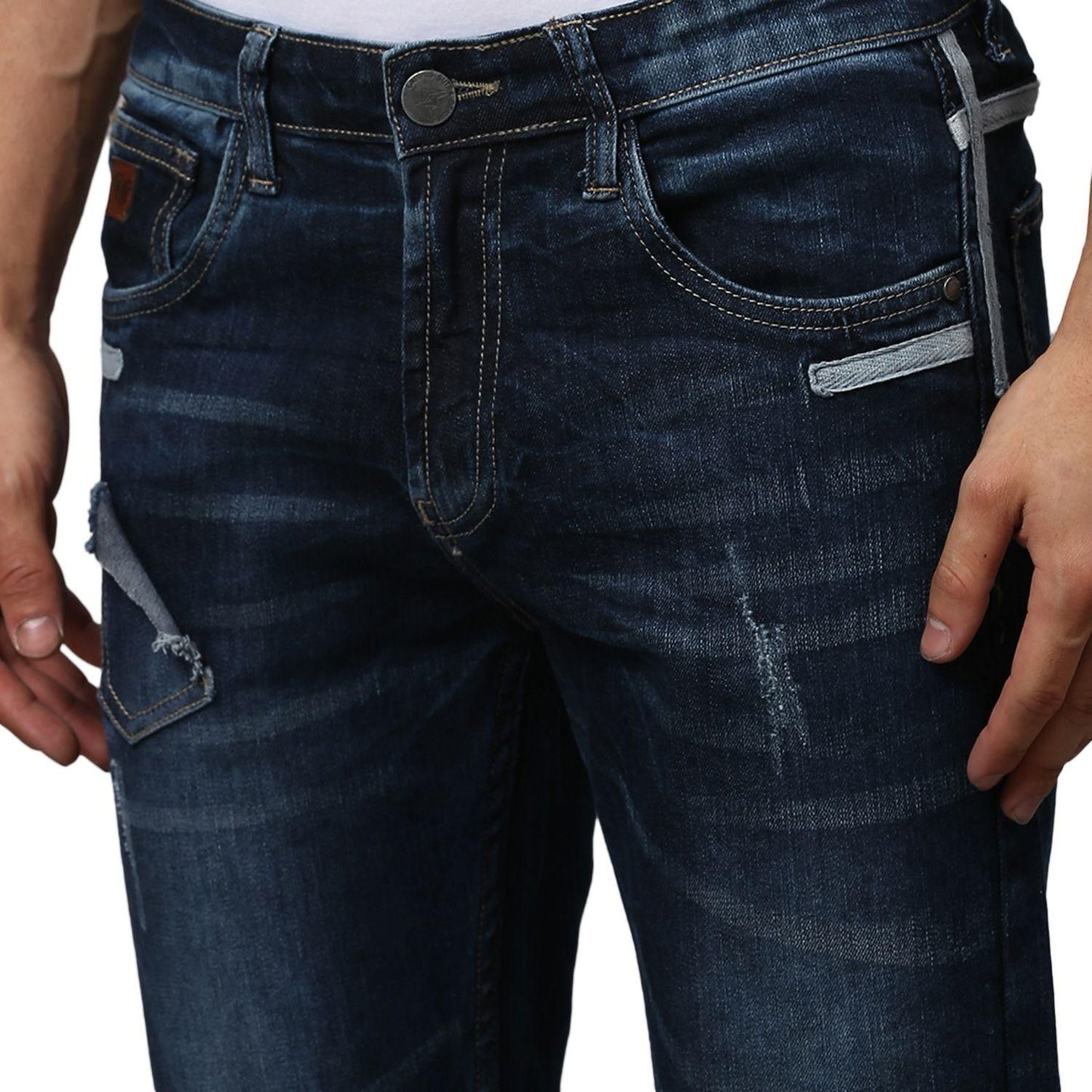 Campus Sutra Denim Rugged Slim Fit Jeans