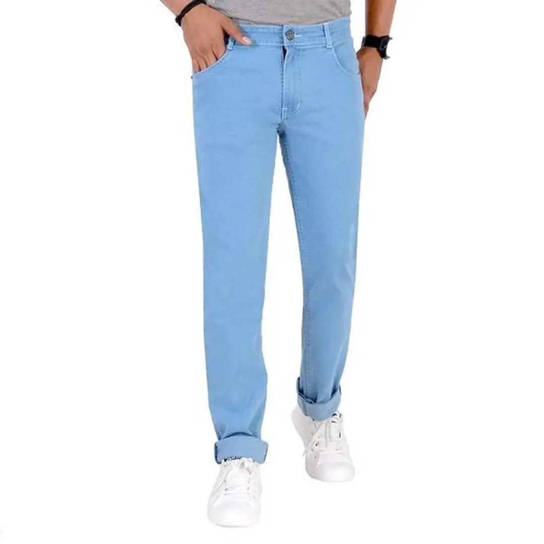 Fashion Regular Fit Denim Jeans For Men