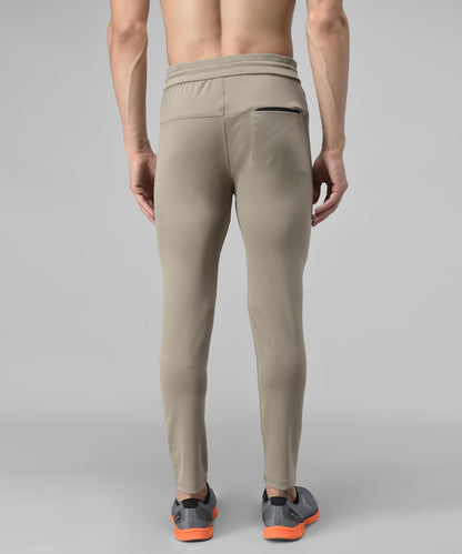 Lycra Solid Slim Fit Mens Track Pant