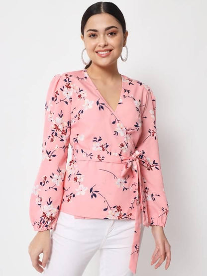 Casual Floral Print Women Top