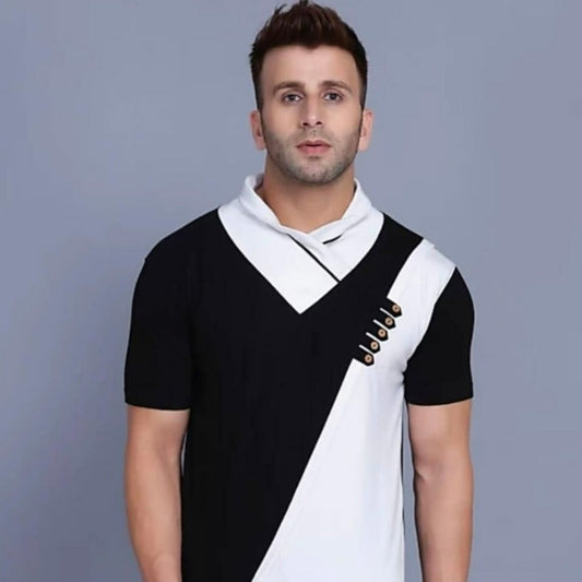 Cotton Linen Blend T-Shirt for Men