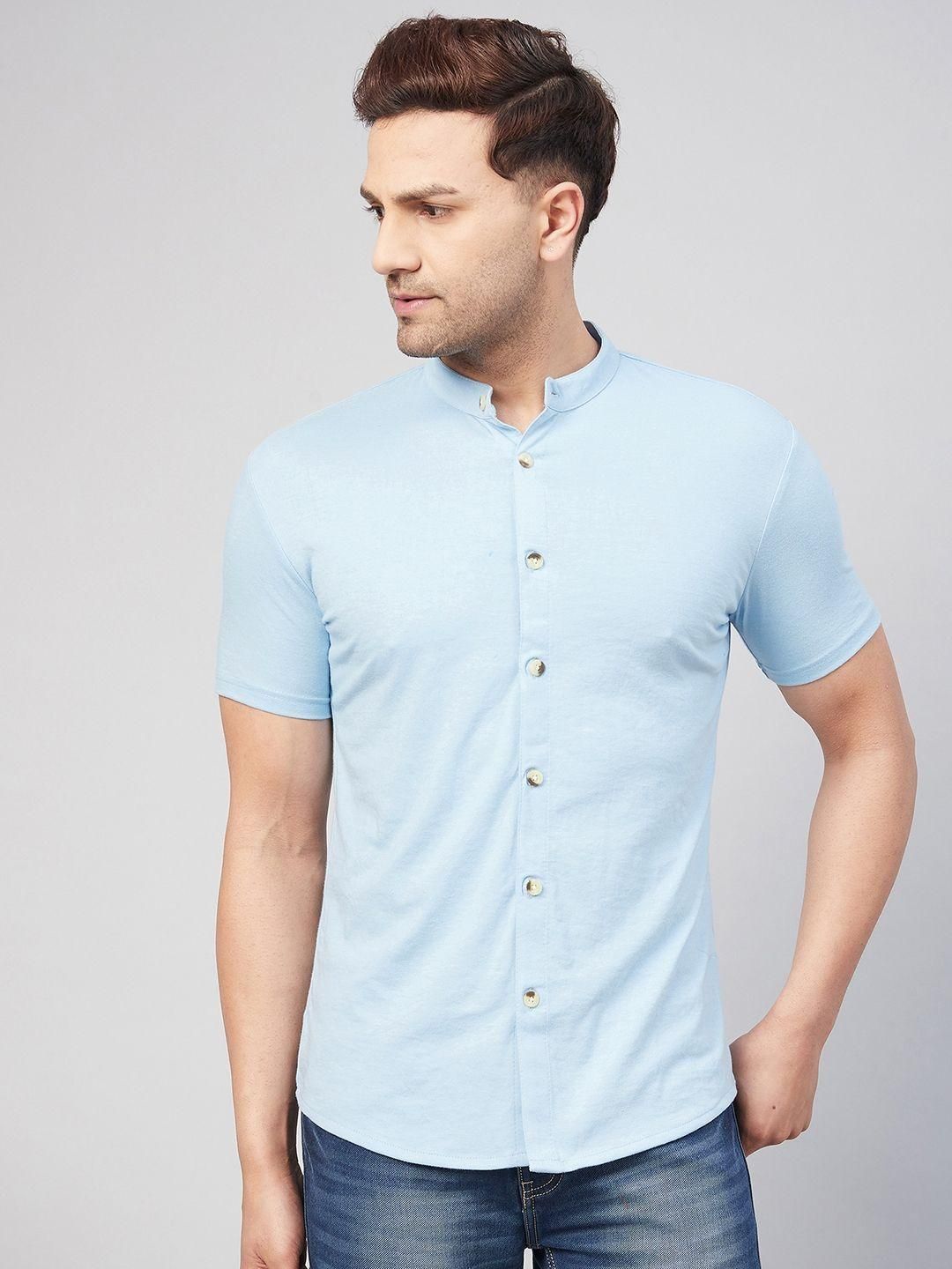 Gritstones Cotton Solid Full Sleeves Mens Casual Shirt