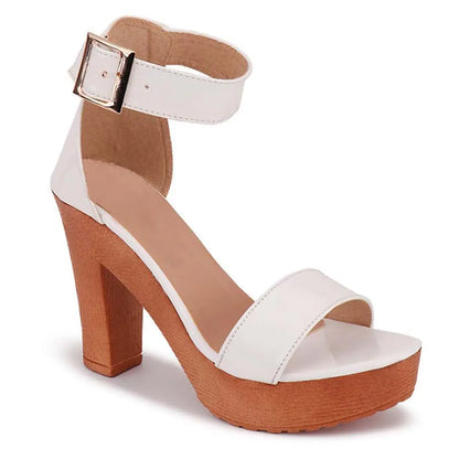 Stylish Fancy PU Party Wear Heels For Women