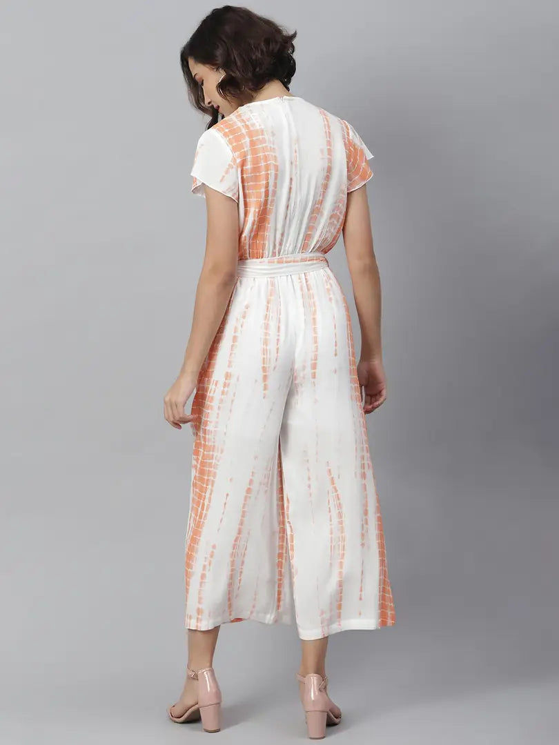 Stylish Rayon Printed Basic Jumpsuit For Women