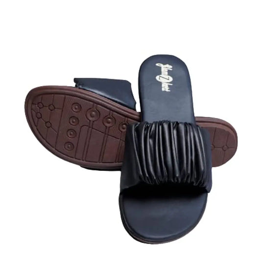 GlamZkart sandals for Women's Black Color Women's Flats/Stylish Slip on casusal/Party/Ethinic wear Flat/Sandal Glam_0188BL