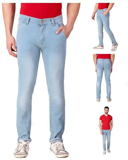 Fashion Regular Fit Denim Jeans For Men